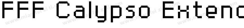 FFF Calypso Extended字体转换